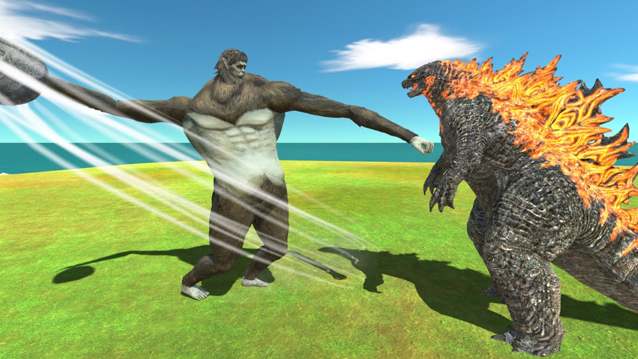 Titan Beast Attack Godzilla 2021 - Animal Revolt Battle Simulator