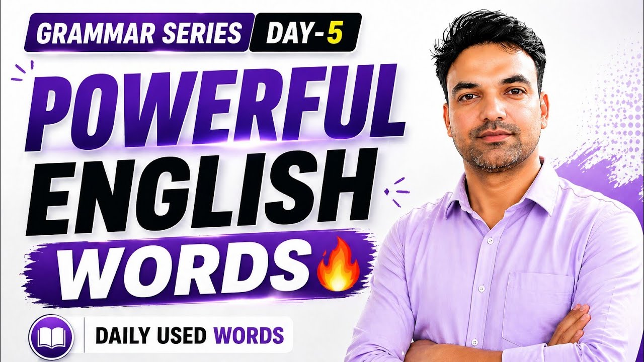 Powerful Daily Use English Words | Daily Use ke सबसे जरूरी Words Part-2@PGEnglishStudio 