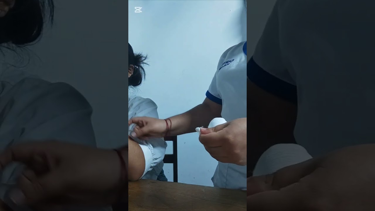 Vendaje Circular, vendaje de espiga, vendaje de la cabeza. 