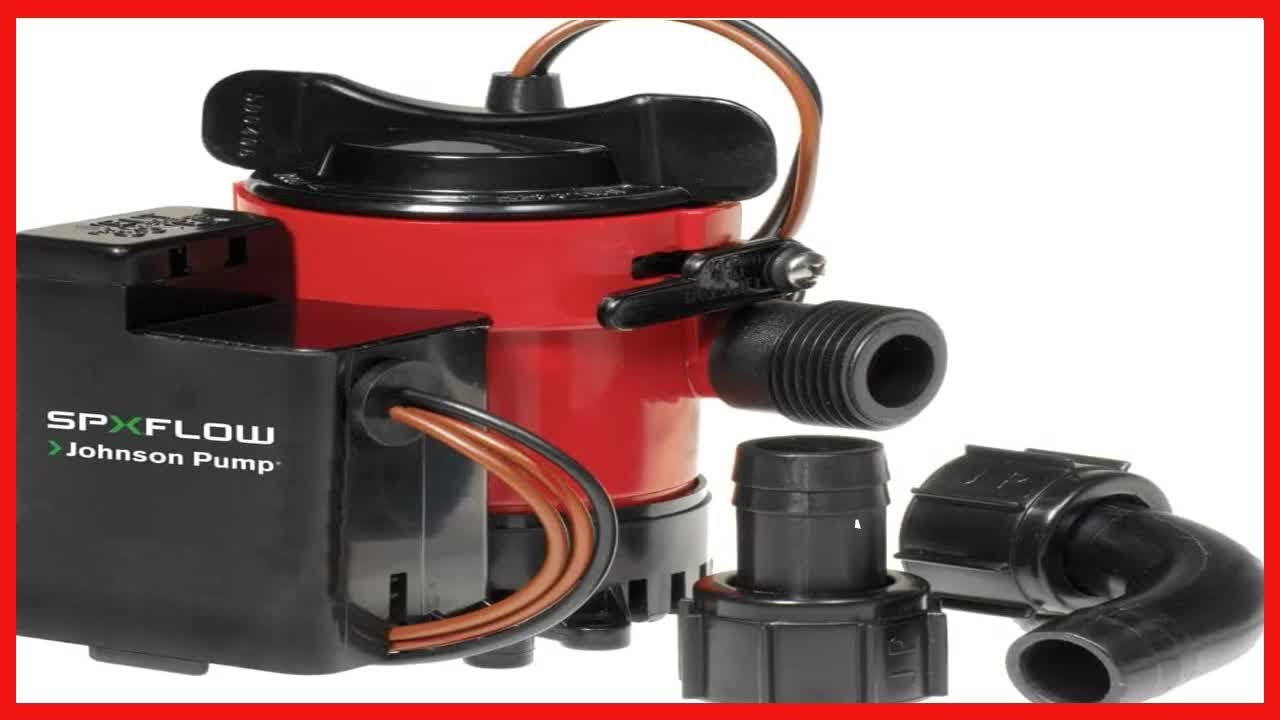 Reliable 1000 GPH Bilge Pump with Automatic Float Switch and Easy Installation