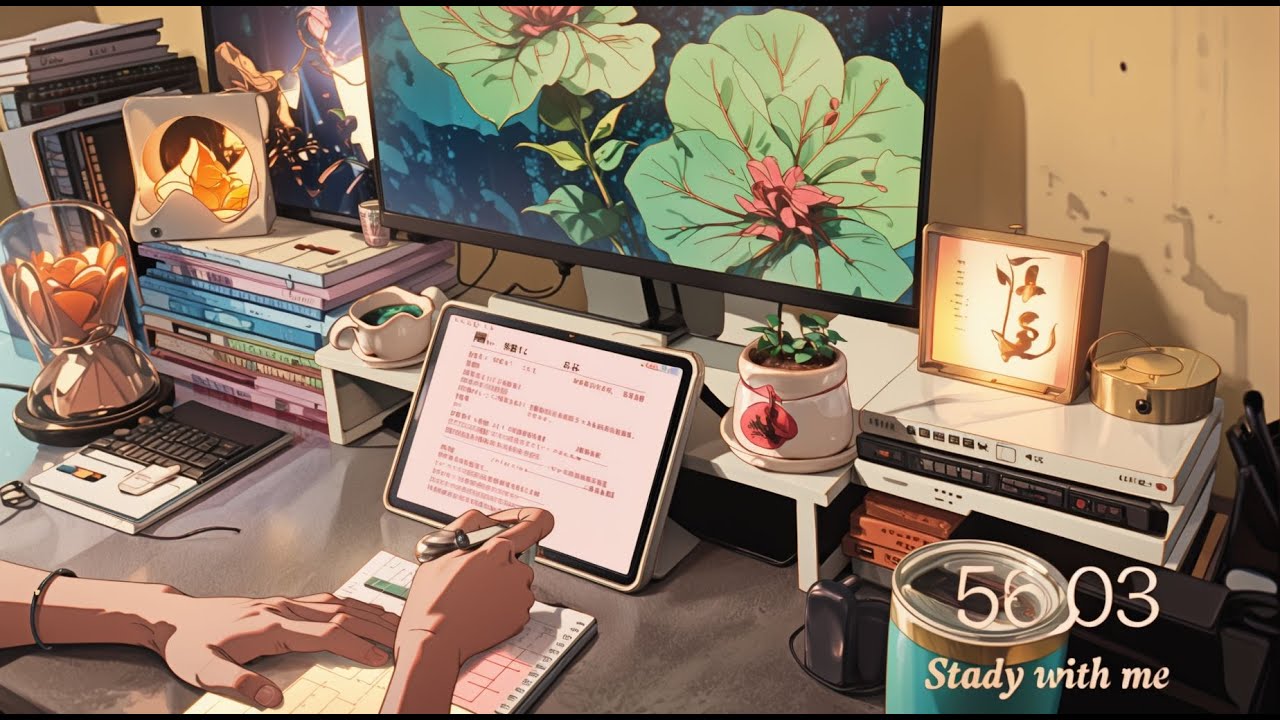 1-Hour Study With Me | Quiet Focus • No Talking • Real-Time Study Session