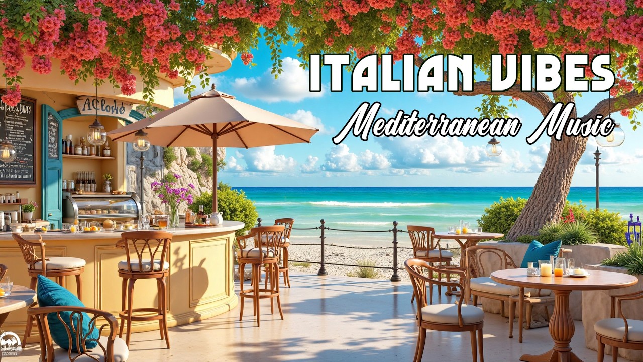 The Best 🇮🇹 Italian Music🎶 Italian Vibes 🎶 1+ Hour Scenic Amalfi Coast & Lake Como Relaxation 4K