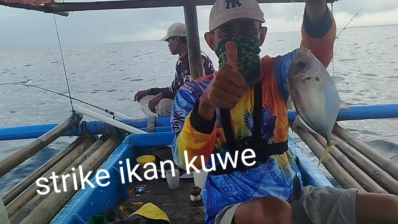 mancing dasaran bentaran aja ‼️badai datang tiba tiba ngeri pulang‼️ strike ikan kuwe kecil aja