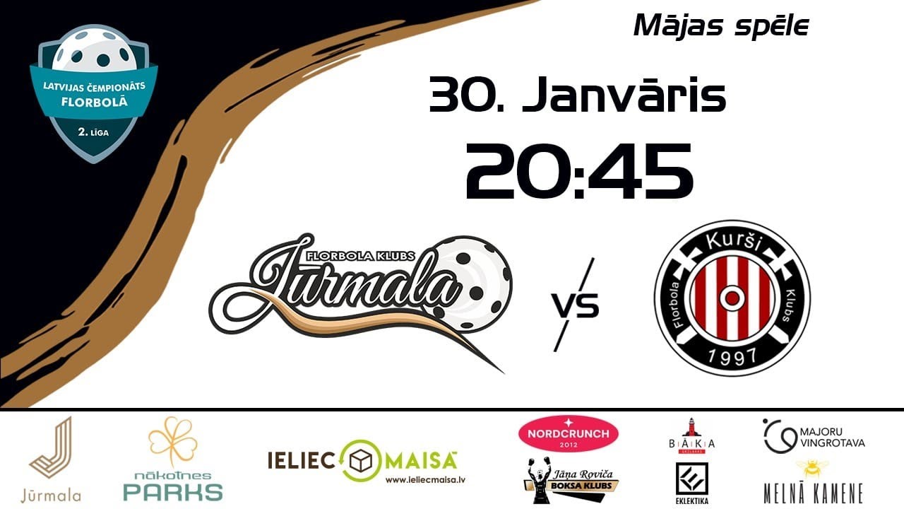 Florbola Klubu Cīņa Jūrmala VS Kurši