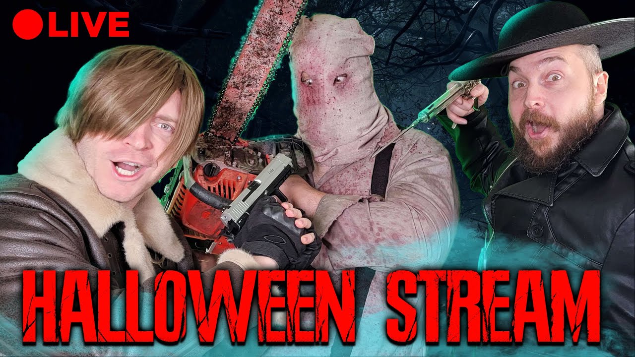 HALLOWEEN SPECIAL!  RE4 SKIT + DERPY & SCARY GAMES + RETRO COMMERCIALS + MARIO PARTY 3 @jaboodyshow