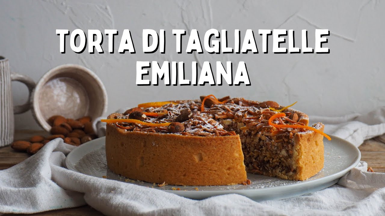TORTA DI TAGLIATELLE, un dolce antico che sorprende | Ricette con la frolla