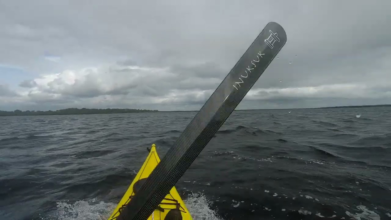 Tribord RK500-1 Kayak  45 degree tail wind ( Similar to Rainbow Kayaks Vulcano 4.25 )