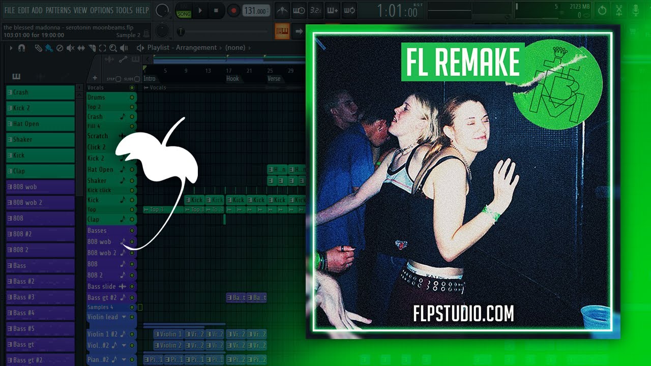 The Blessed Madonna - Serotonin Moonbeams (FL Studio Remake)