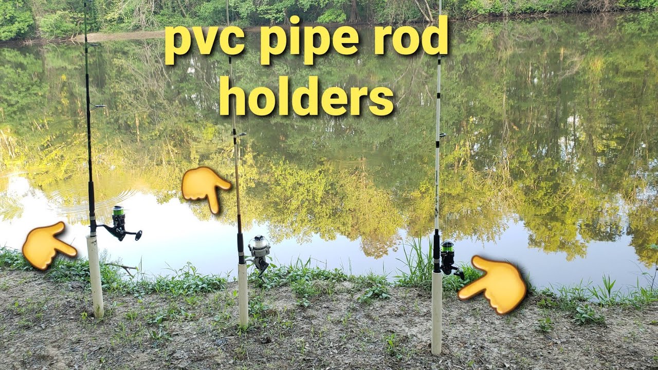 How to make a pvc pipe rod holder for bank fishing
