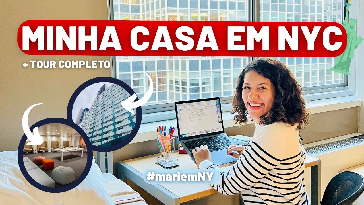RESIDÊNCIA ESTUDANTIL KAPLAN em NOVA YORK - Tour completo, como funciona!