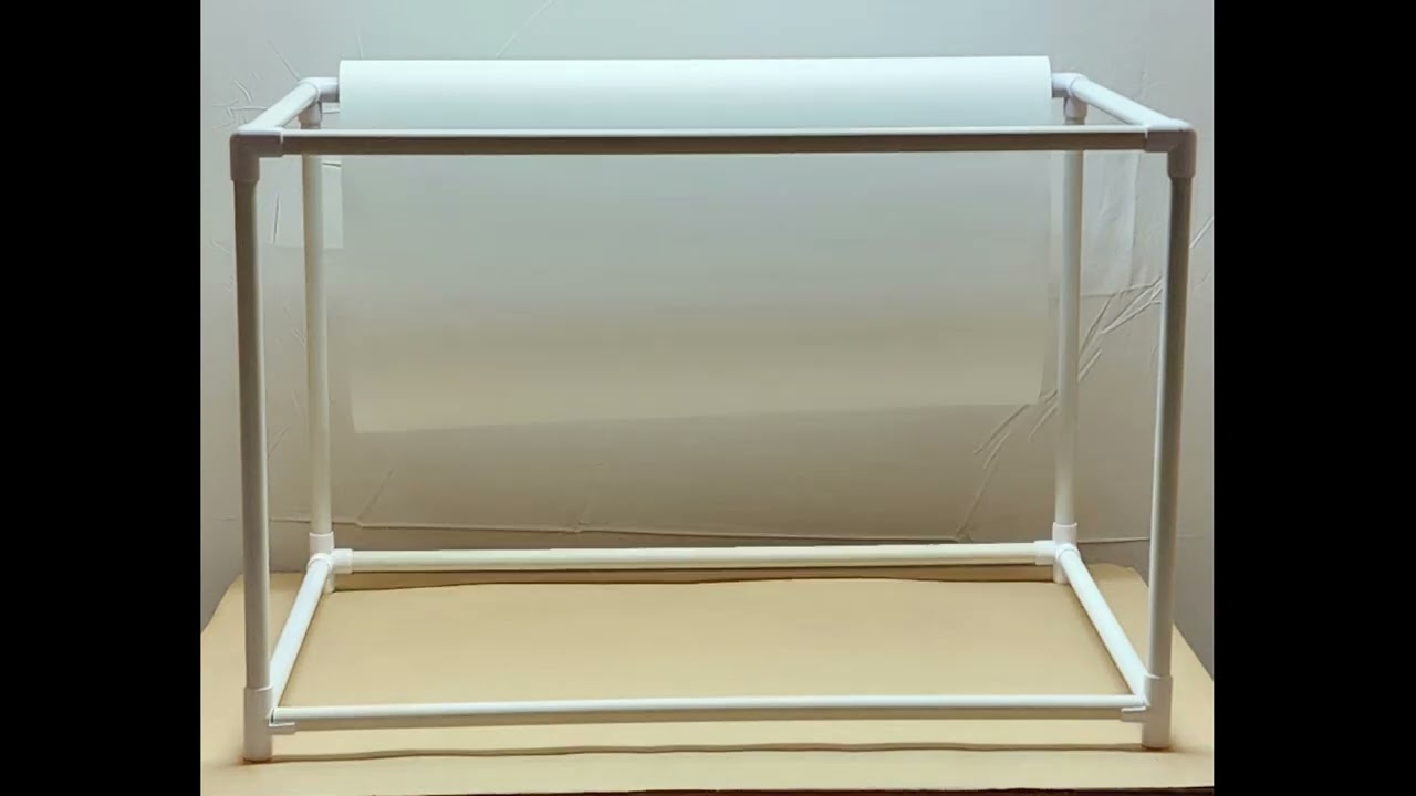 DIY PVC Light Box Studio - 3' x 2' x 2', a great tool for improving photography skills!