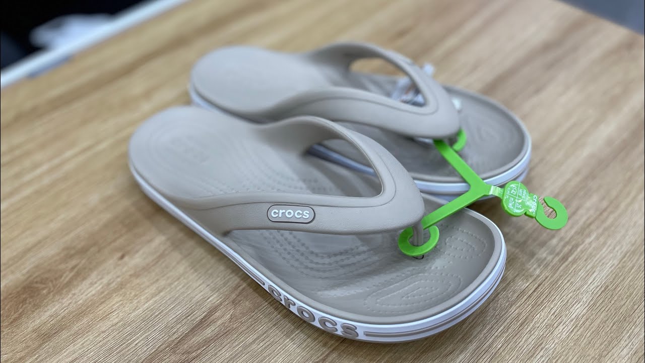 Crocs Bayaband Flip Cobblestone Gris Piere 205393-2V3 thoải mái phong cách
