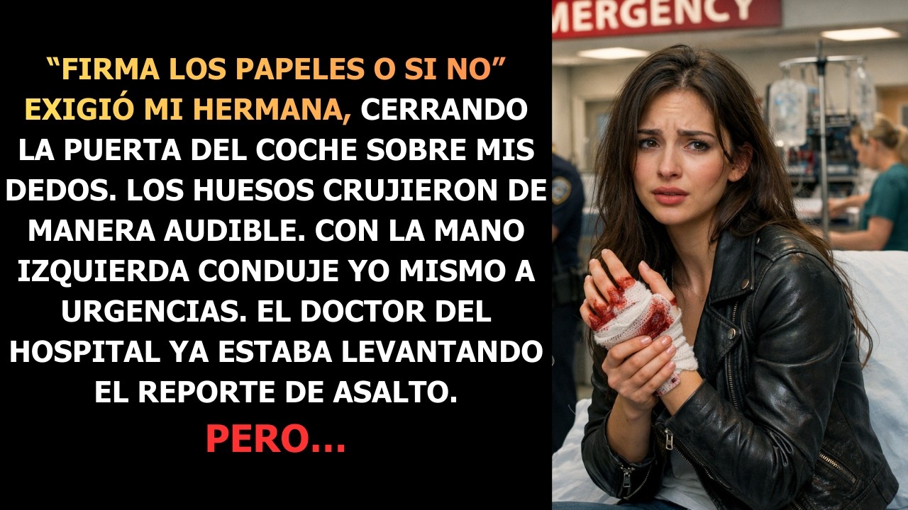 Mi hermana me rompió la mano por no co firmar su hipoteca — Las radiografías llegaron a nueve