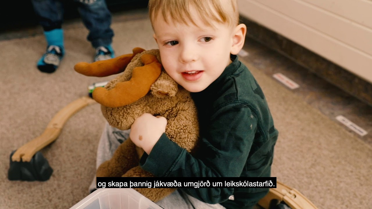 Leikskólinn Árborg textað