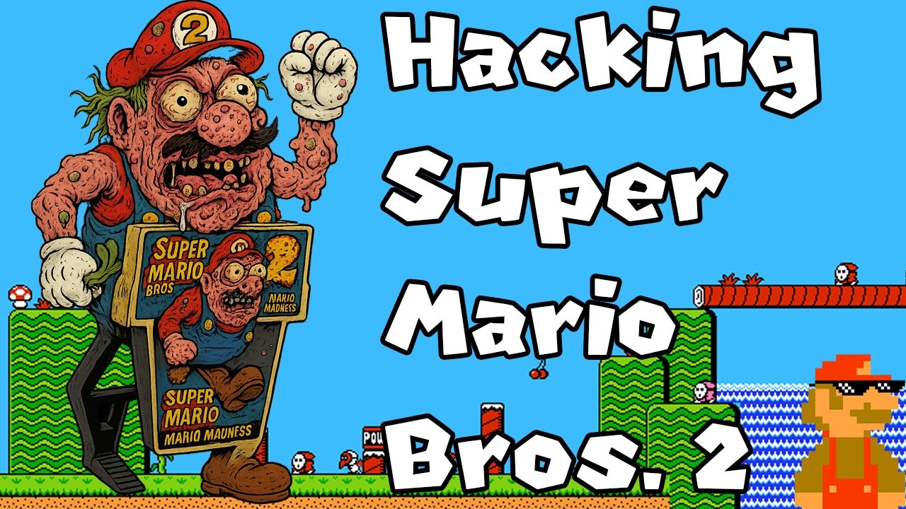 Hacking Super Mario Bros 2 - NES - EP2 - Game Genie Hijinx
