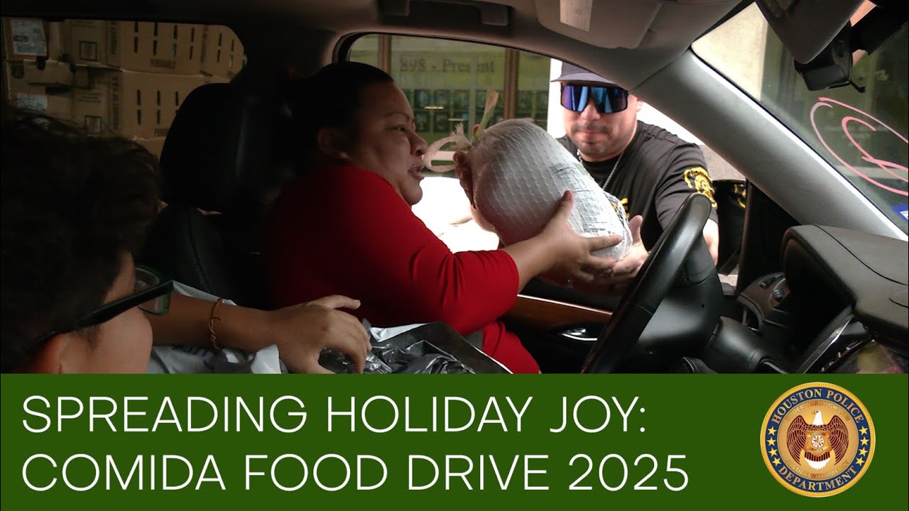 Spreading Holiday Joy: Comida Food Drive 2025 | Houston Police