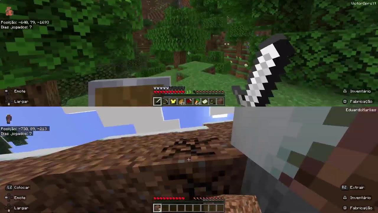 Minecraft jogando com vcs!🔴pt2