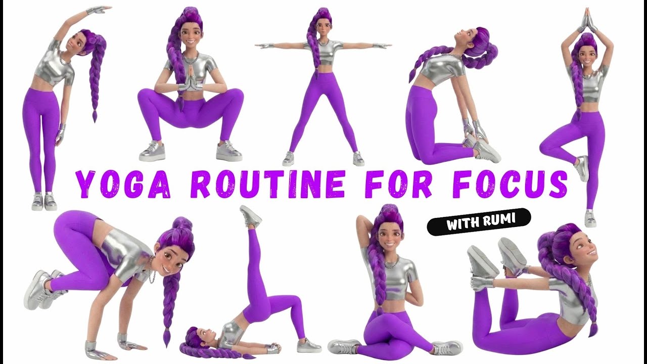 Yoga for Focus | Full Body Stretch Routine for Flexibility | KPop Demon Hunters