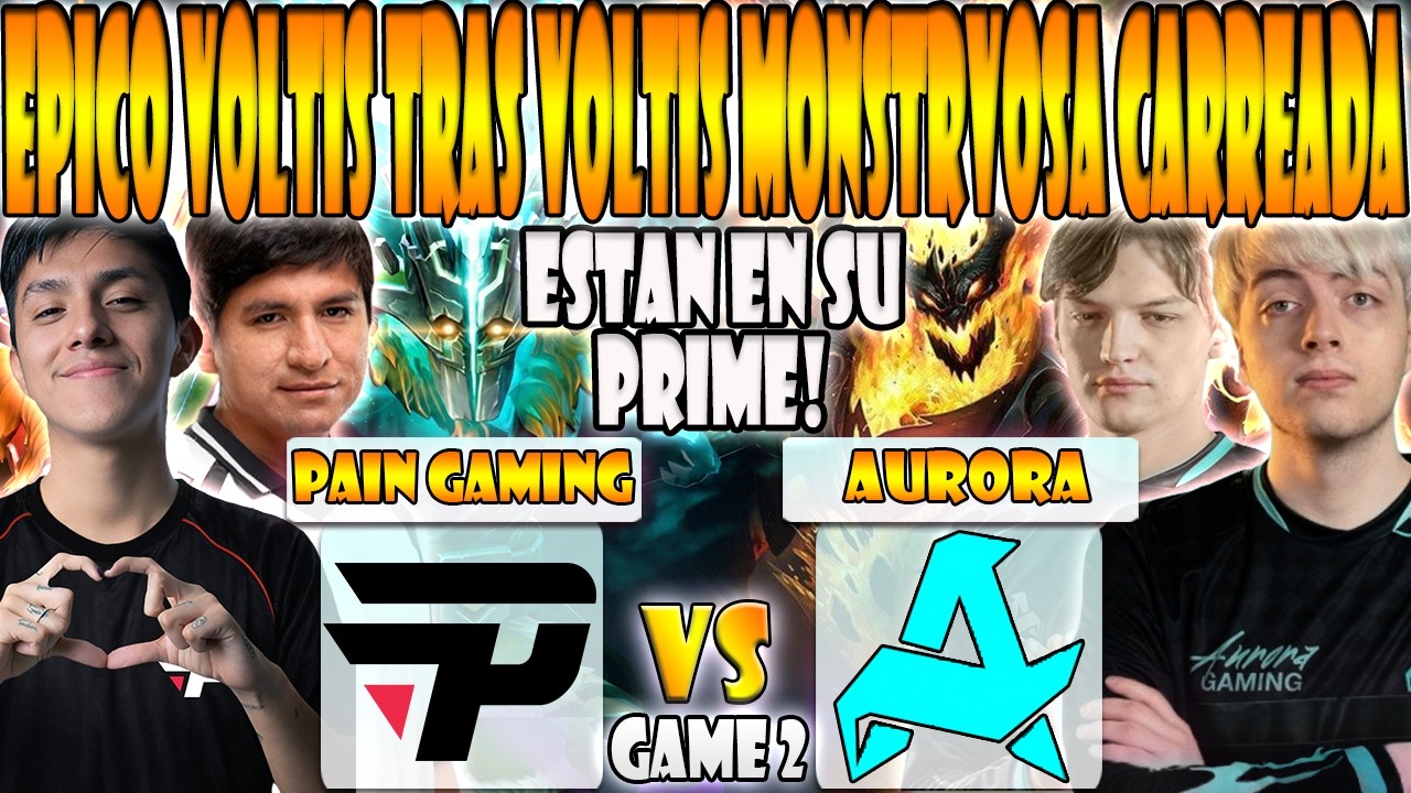 PAIN GAMING vs AURORA BO2[GAME 2]PARKER, SCOFIELD vs NIGHTFALL, LORENOF- DREAMLEAGUE SEASON 28 -DOTA