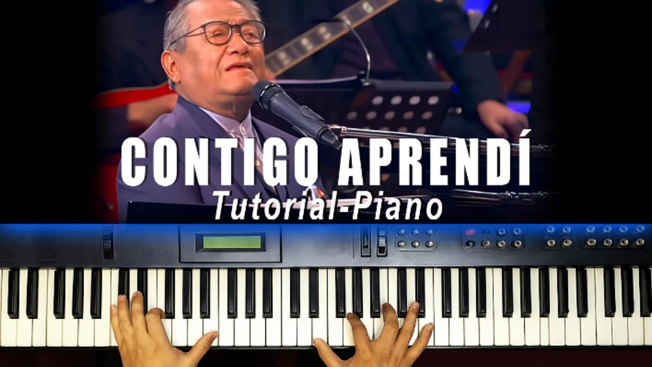 Como Tocar Contigo Aprendí Armando Manzanero | Piano tutorial