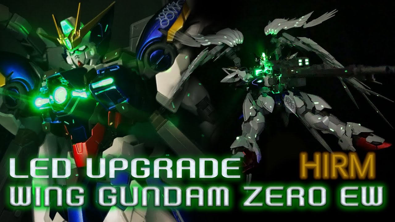 DIY LED Gunpla tutorial -HIRM Wing Gundam Zero EW ガンダム ガンプラ LED