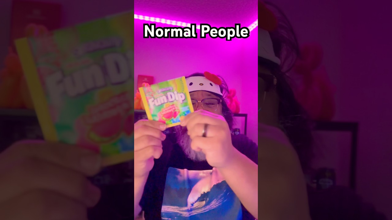 How PSYCHOPATHS Eat Fun Dip Candy vs Normal People