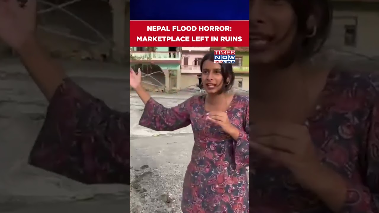 Nepal Flood Horror: Marketplace Left In Ruins After Deadly Deluge | Ground Zero Report #shorts