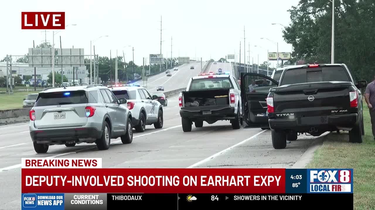 Deputy fires shot after armed felon resists during Metairie traffic stop