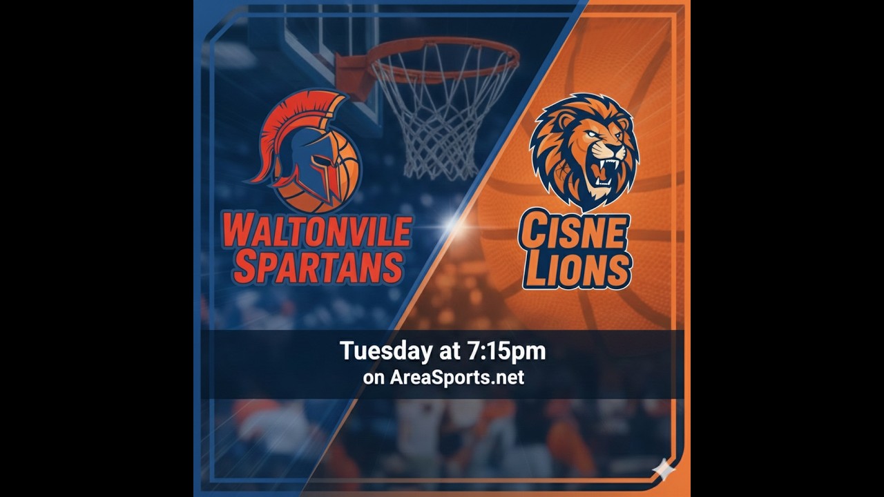 BOYS HS HOOPS:  Waltonville Spartans vs Cisne Lions