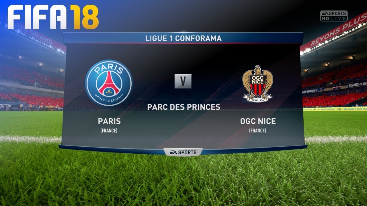 FIFA 18 - Paris Saint Germain vs. OGC Nice @ Parc des Princes