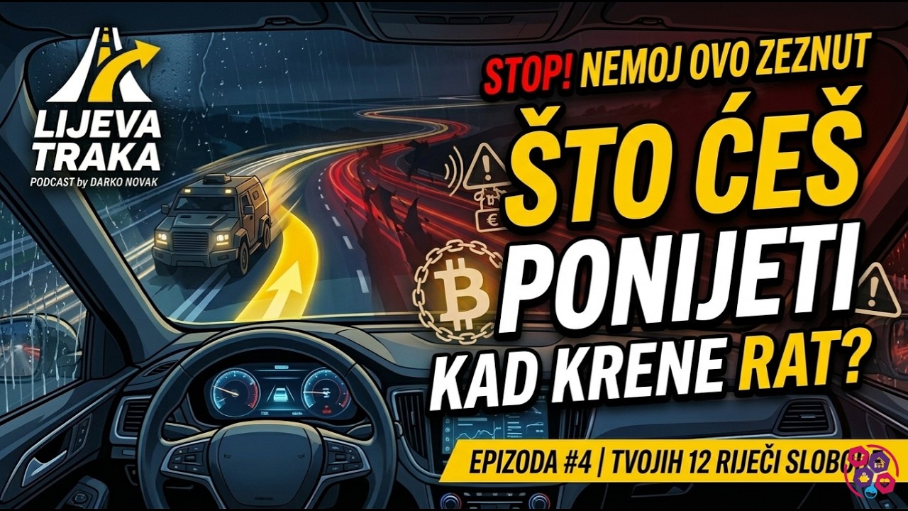 &Scaron;TO ĆE&Scaron; PONIJETI KAD KRENE RAT? (Tvojih 12 riječi slobode) | Lijeva traka #4