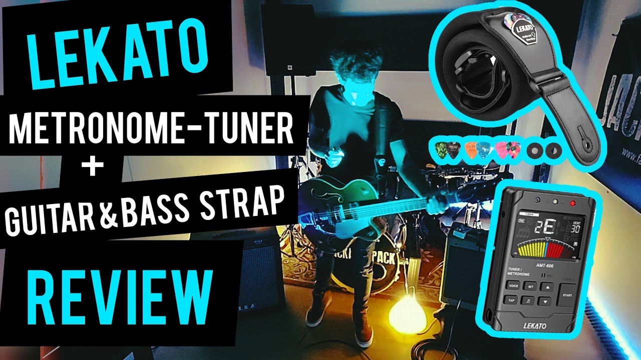 Lekato Metronome-Tuner + Guitar&Bass Strap | Unboxing - Review & Testing (by This Is Your Letter)