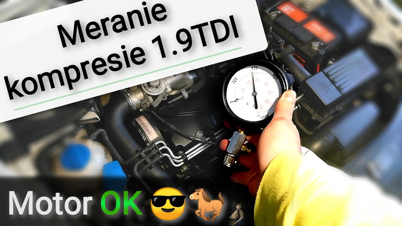 Измерение компрессии двигателя в домашних условиях 1.9TDI