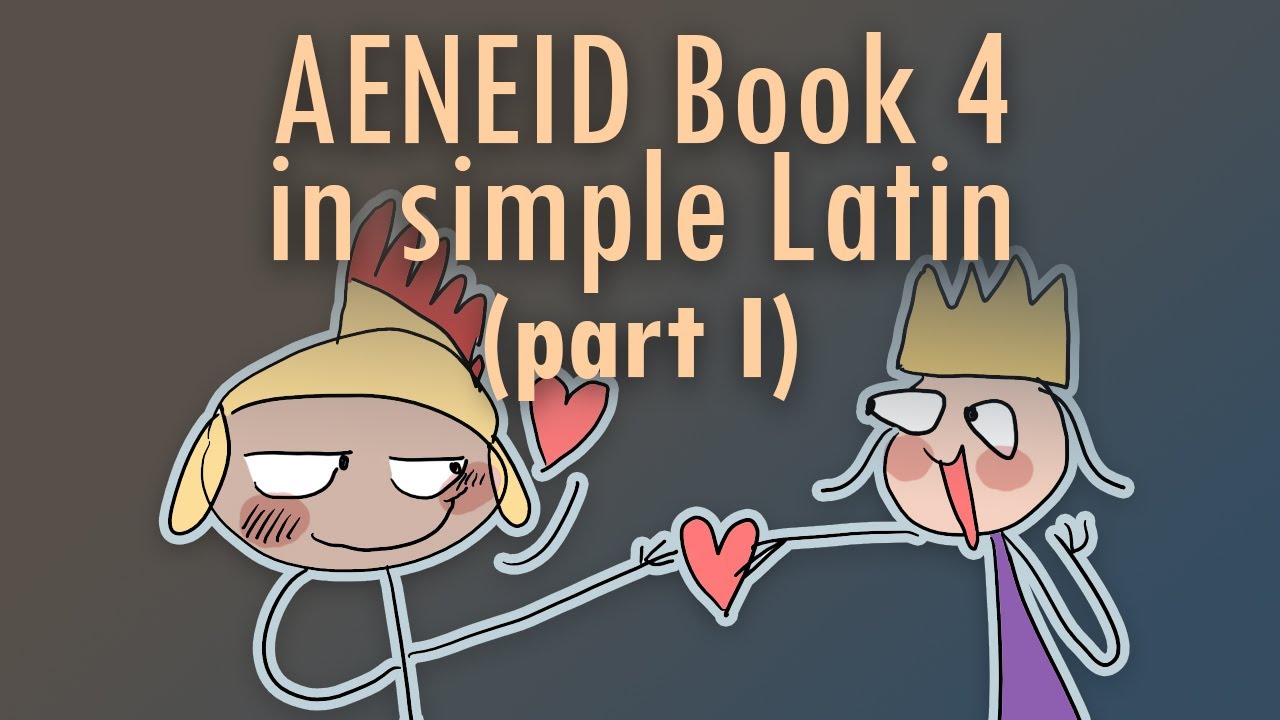 Aeneid book 4 (pt 1) in simple Latin with pictures and questions