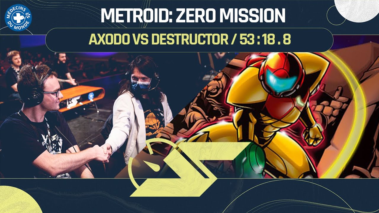 METROID: ZERO MISSION en ANY% HARD par AXODO & DESTRUCTOR en 53:18.8 | SPEEDONS 2023