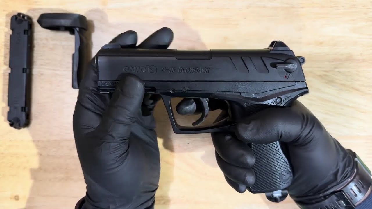 Gamo C15 Blowback Air Pistol (strip dpwn)
