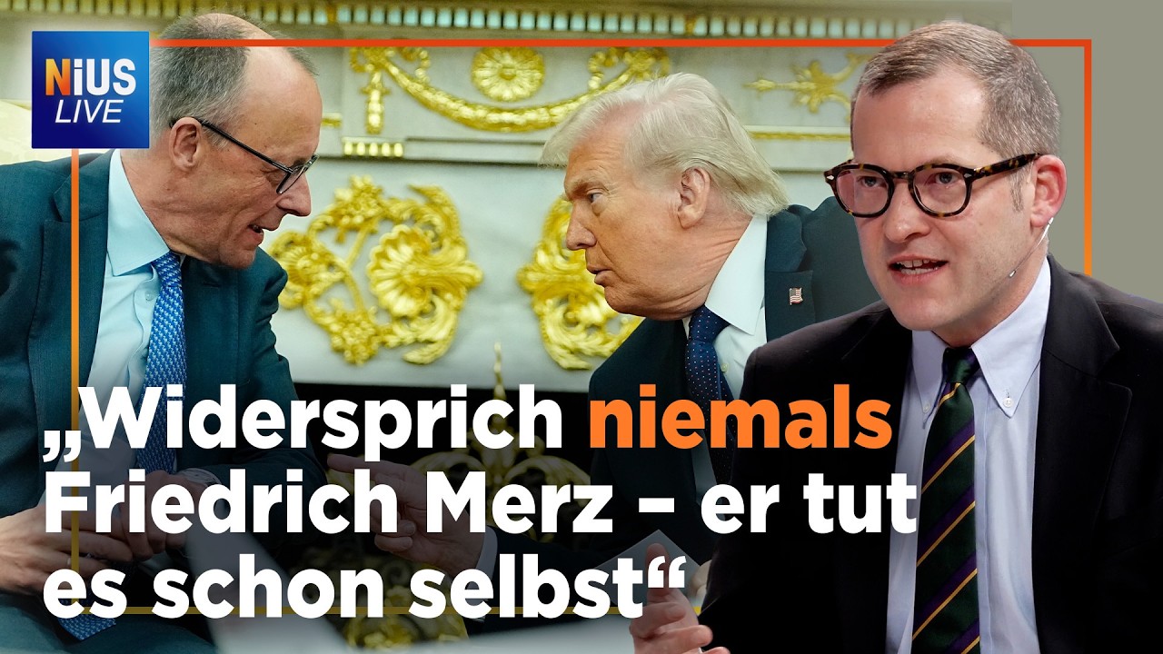 Iran: „NATO macht schrecklichen Fehler“ – Trump greift Merz frontal an | NIUS Live vom 18.03.2026