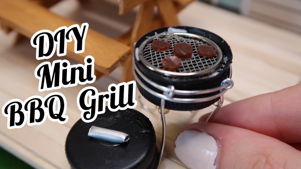 DIY mini bbq grill | Mini backyard build part 3