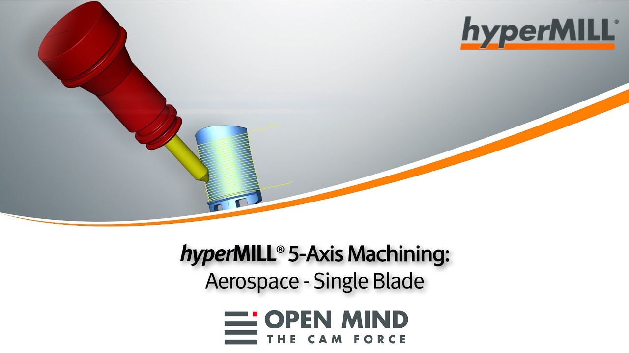 5 Axis Machining: Aerospace - Single Blade l KERN | FRAISA | CAM-Software |