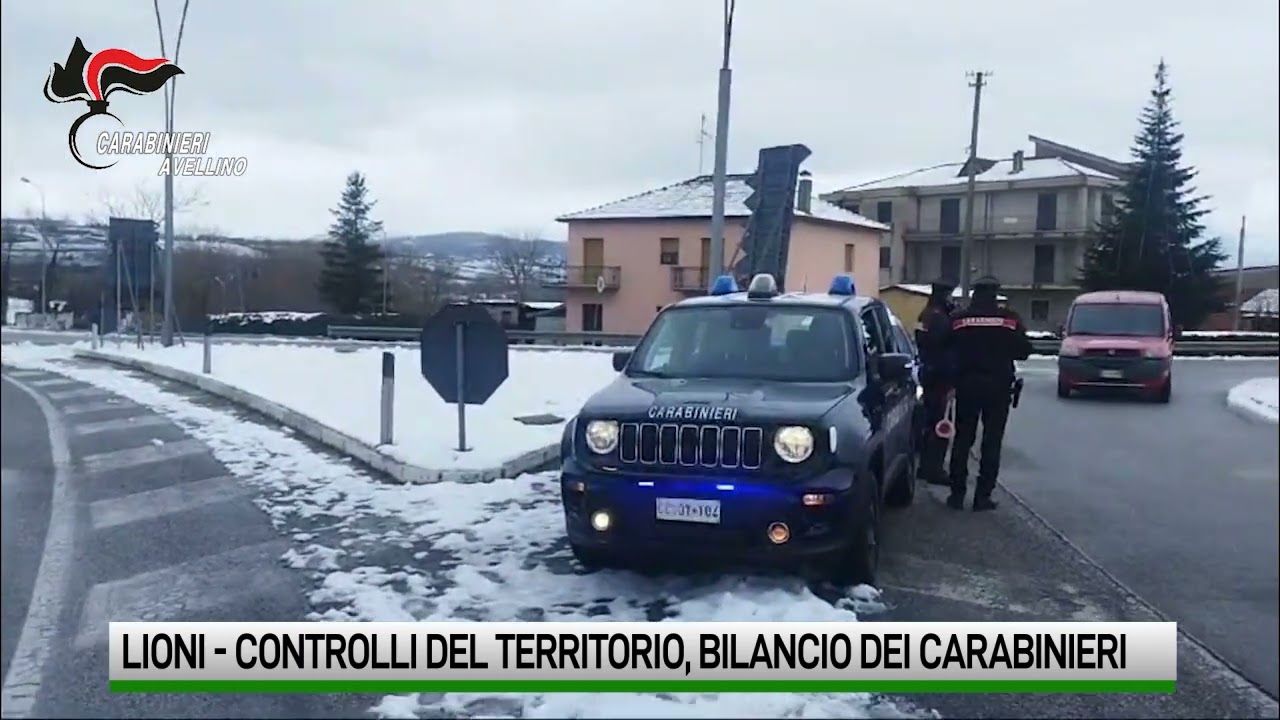 Lioni. Controlli del territorio da parte dei carabinieri