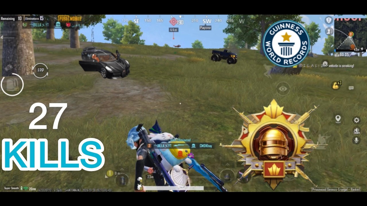 27 KILLS😱! FULL PRO SQUAD RUSH ON ME🔥🥶| PUBG MOBILE 