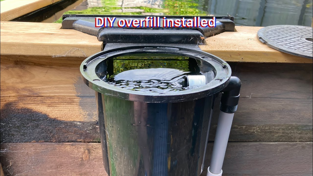 DIY KOI POND SKIMMER OVERFILL FITTED 👌
