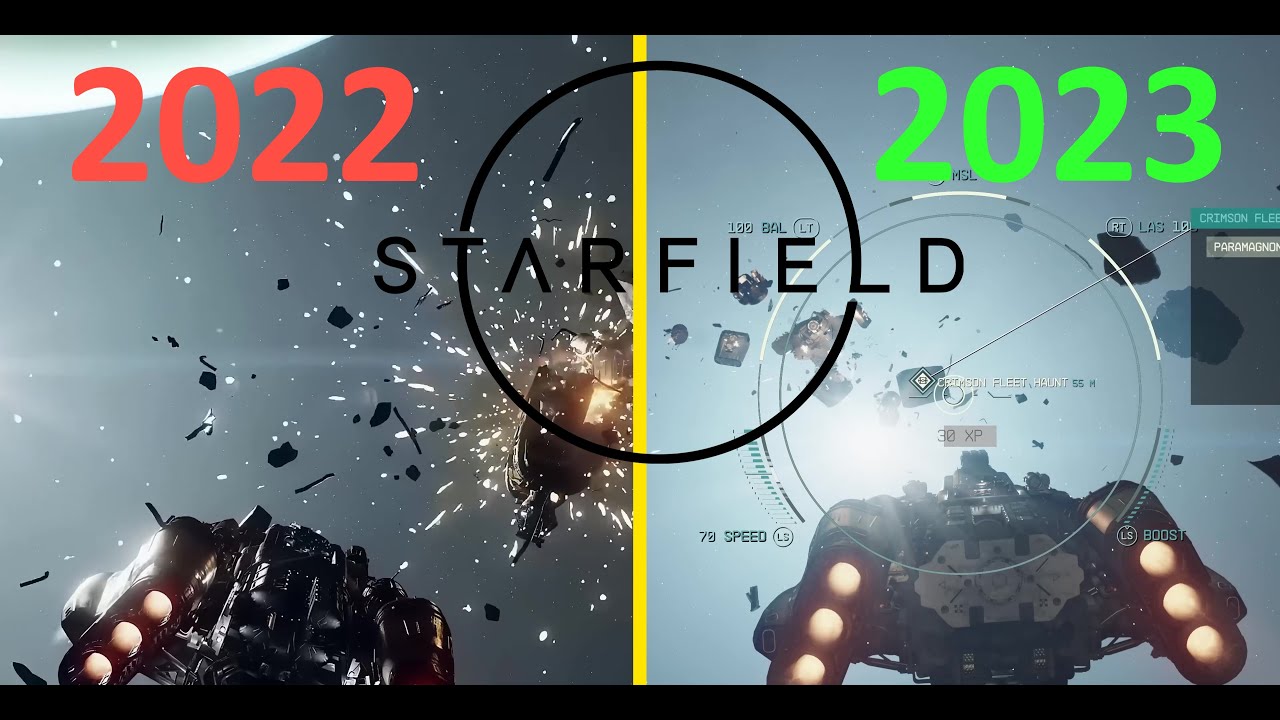 STARFIELD | 4K 60FPS | Gameplay evolution 2022 vs 2023