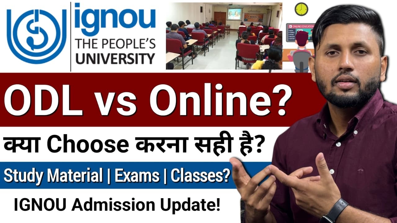 Ignou ODL vs ONLINE Admission | क्या Choose करें? | Ignou Admission 2026 January | Ignou Update