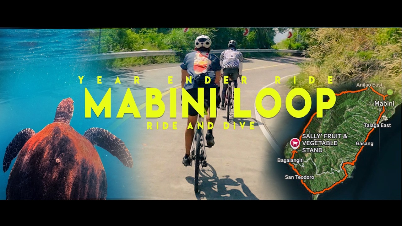 We Biked the Mabini Loop and Went Diving After! | Year Ender Ride 2025