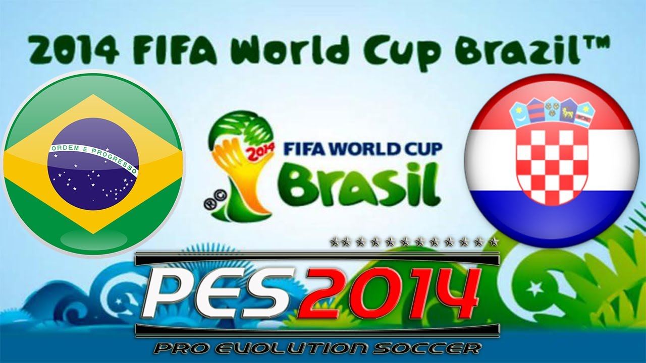PES 2014 FIFA World Cup Brazil vs Croatia