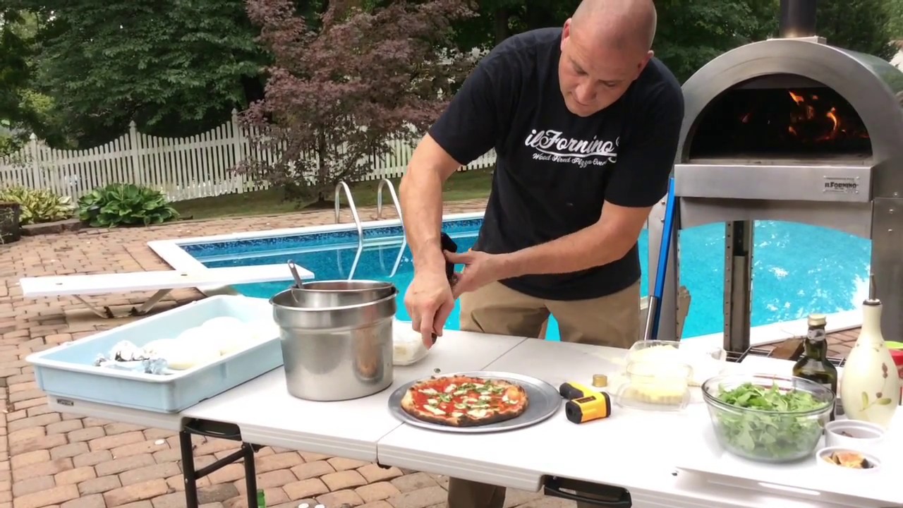 A Delicious Napoletana Pizza Made In The ilFornino Wood Fired Pizza Oven