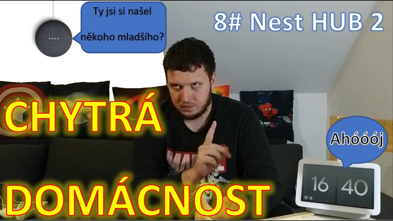 Chytrá domácnost levně 🤖 8# 🎙🖥 GOOGLE NEST HUB (2. generace) 🖥🎙  Nový hlasový (i dotykový) asistent