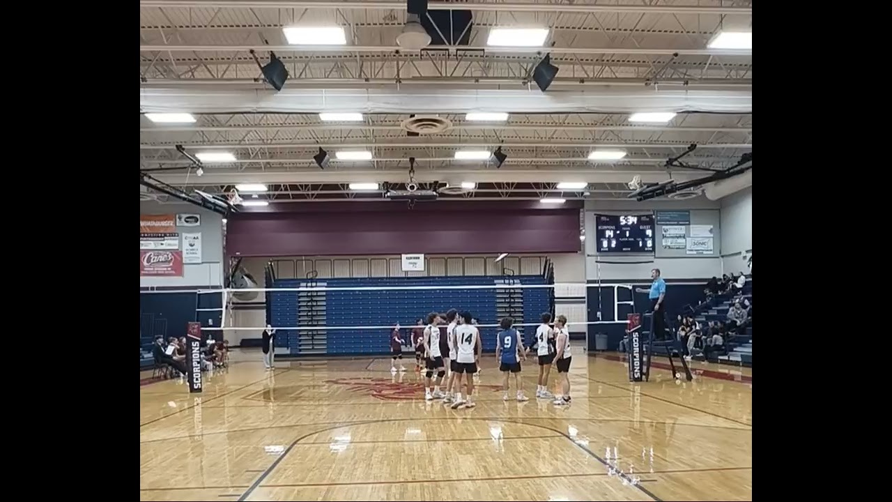 Rampart Men's JV VB at Sand Creek set 1