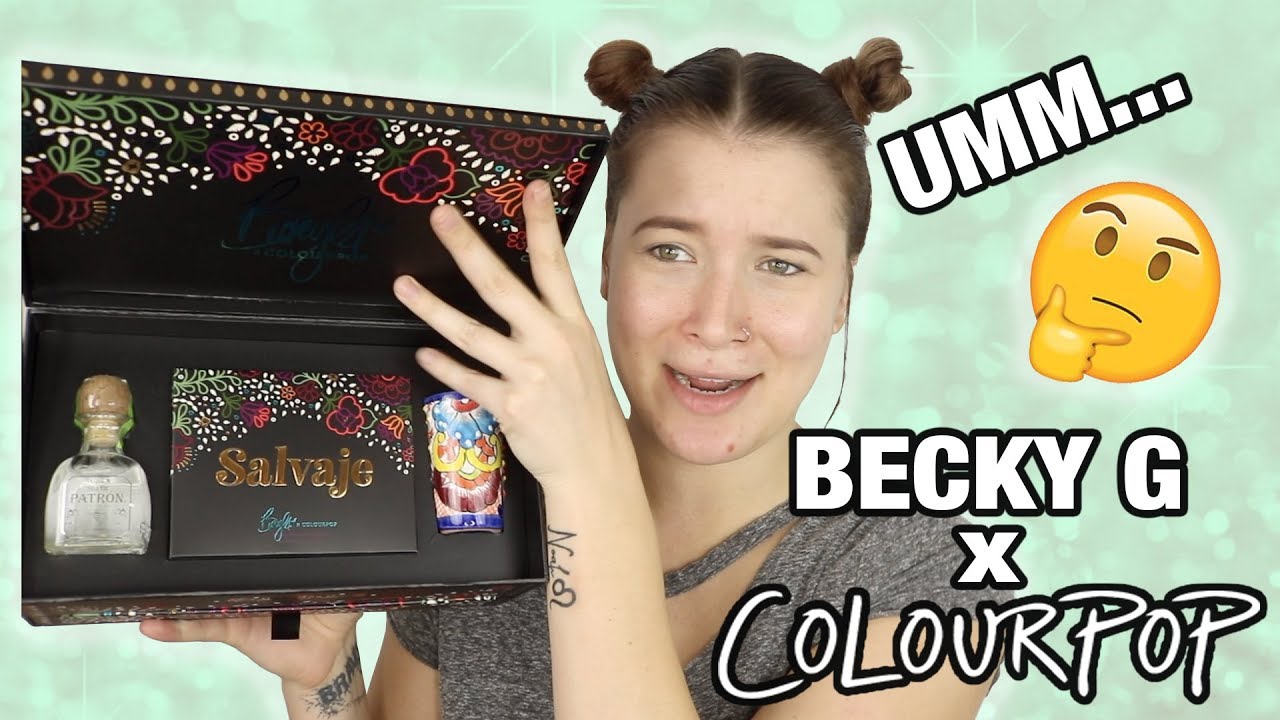 BECKY G x COLOURPOP FIRST IMPRESSIONS/REVIEW